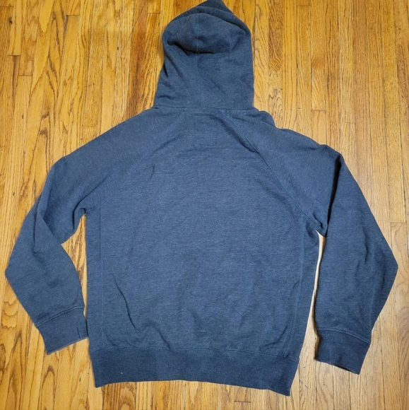 Sz L Vintage 90s 2000s Campus Crew Blue Hoodie - Picture 5 of 5